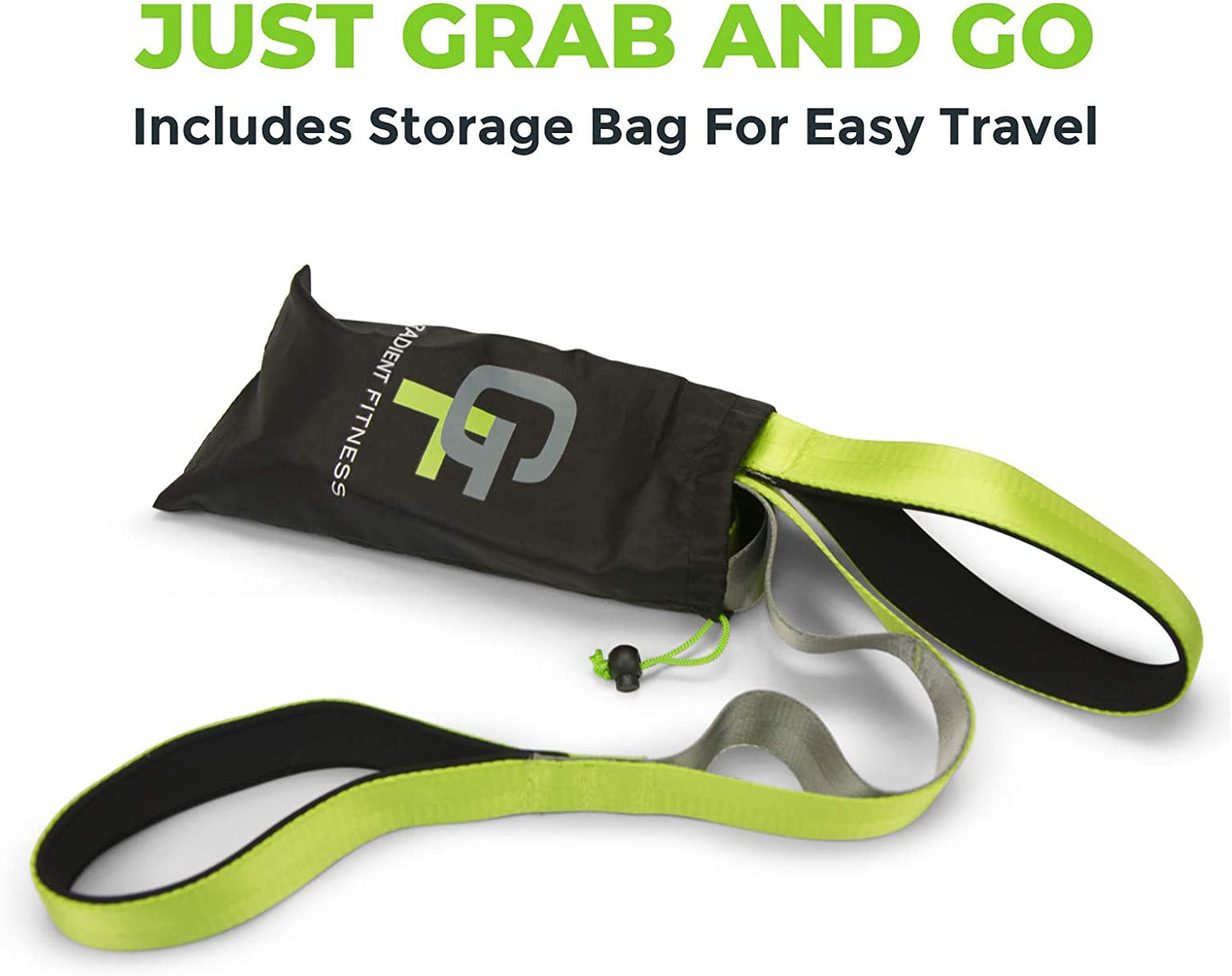 Professional Stretching Strap for Physical Therapy - 12 Multi-Loop Design, 1.5" W x 8' L, Neoprene Handles, Ideal for Yoga and Leg Stretching