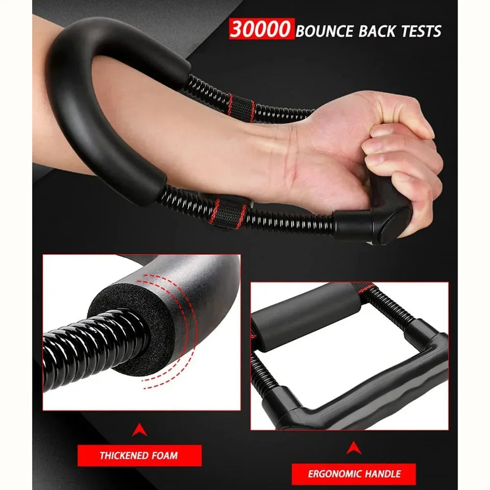 Professional Portable Men's Wrist Strengthener for Forearm Muscle Training and Home Fitness