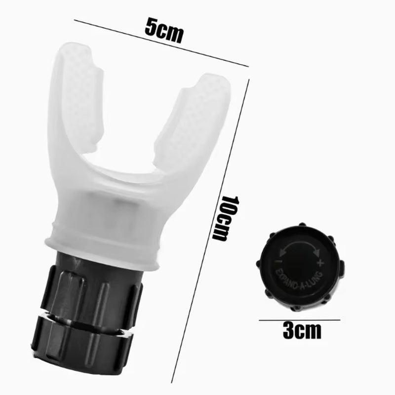 Sports Breathing Trainer Mouthpiece Respirator for Fitness and Respiratory Health Care