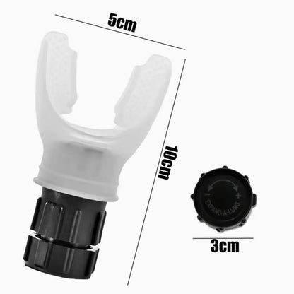 Sports Breathing Trainer Mouthpiece Respirator for Fitness and Respiratory Health Care