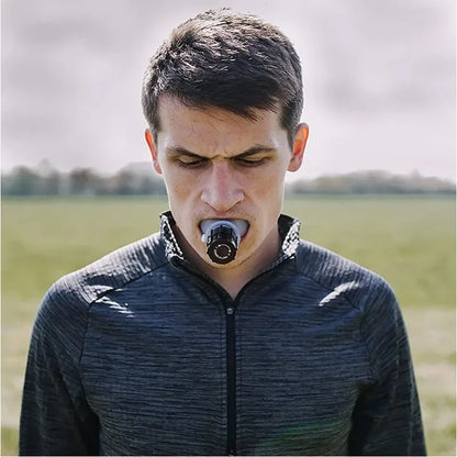 Sports Breathing Trainer Mouthpiece Respirator for Fitness and Respiratory Health Care