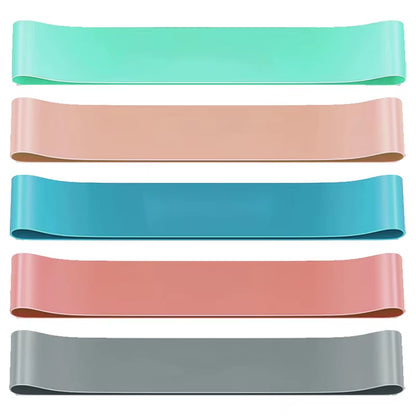 Resistance Bands for Yoga and Fitness Training - Elastic Loop Stretch Bands for Hip, Leg, and Squat Exercises