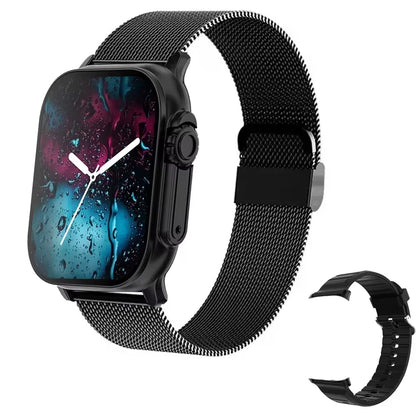2026 Men's Smart Watch with 2.01-Inch HD Screen, Bluetooth Calling, Health and Fitness Tracking, Multi-Sport Mode, Compatible with Android and iOS
