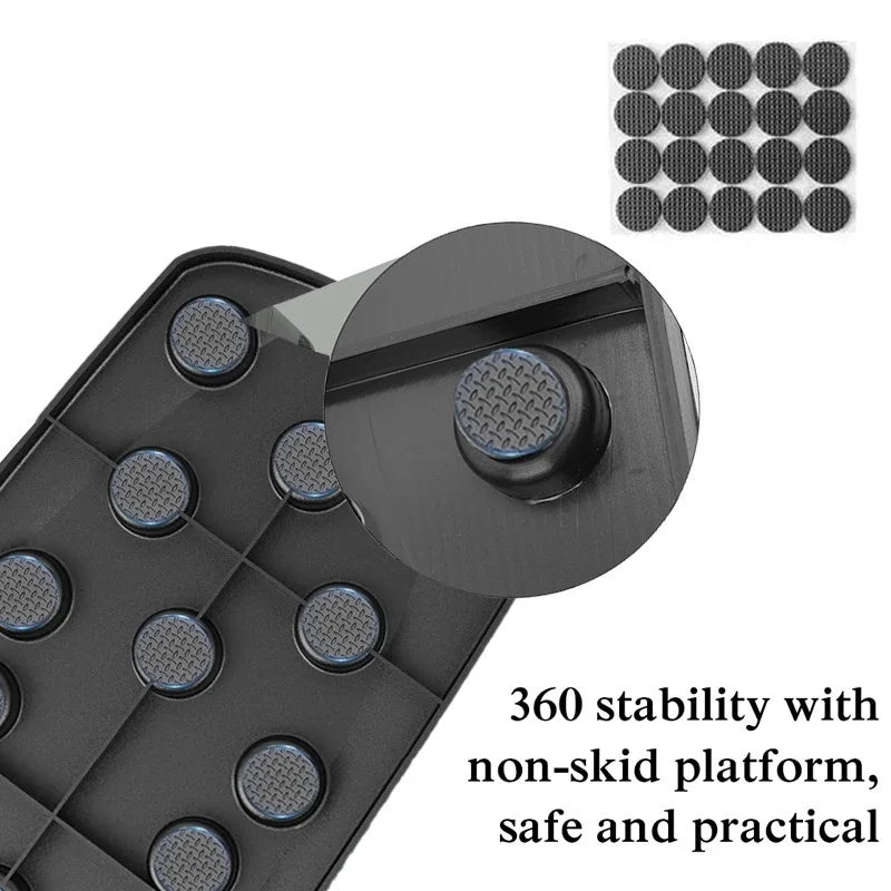 Portable Multifunctional Push-Up Board with Handles - Foldable Fitness Equipment for Comprehensive Chest, Abdomen, Arms, and Back Training