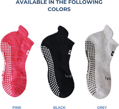 Non-Slip Grip Socks for Yoga, Barre, Pilates, and Medical Use for Men and Women