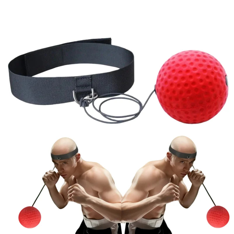 Professional Boxing Reflex Training Ball for Kids with Headband - Parent-Child Interactive Punching Game